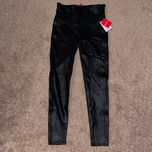 NWT SPANX faux leather leggings
